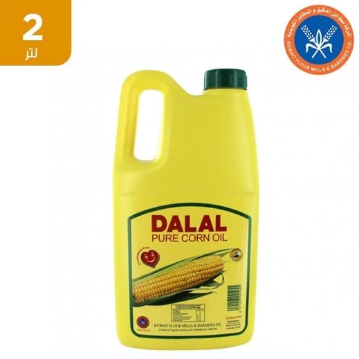 دلال زيت الذرة الخالص 2 لتر